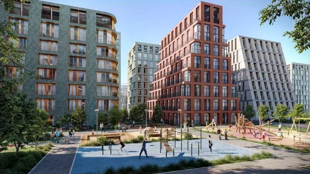 2-к кв. Татарстан, Казань Яналиф жилой комплекс (44.47 м) - Фото 2