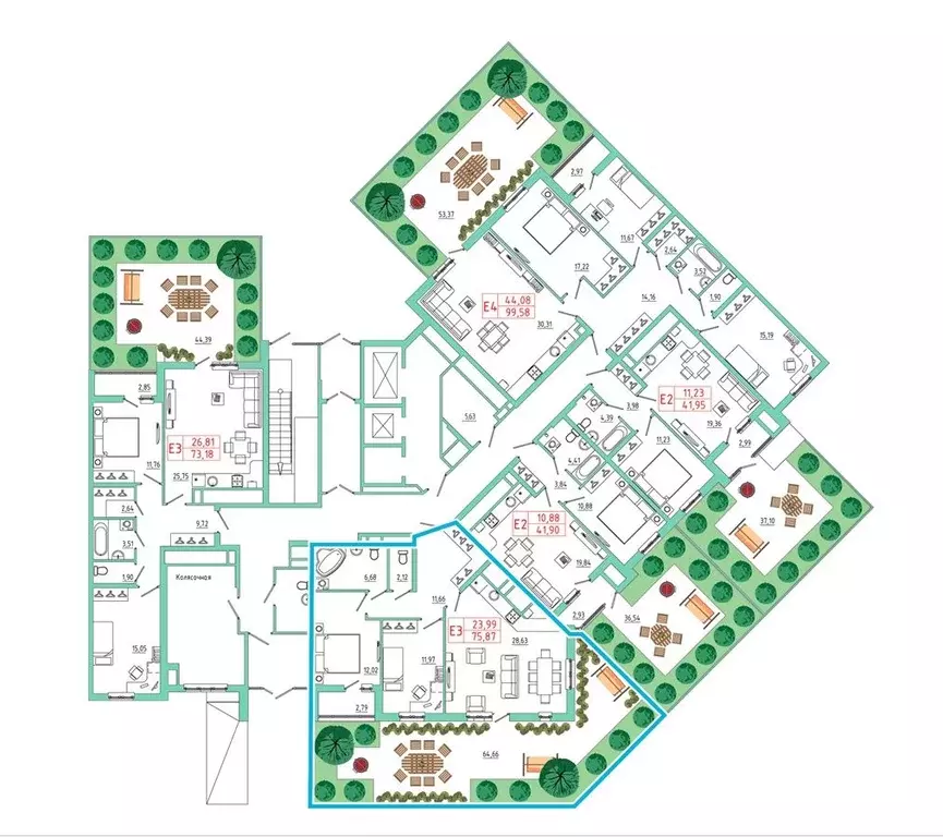 2-к кв. Рязанская область, Рязань ул. Земнухова, 2 (109.47 м) - Фото 1