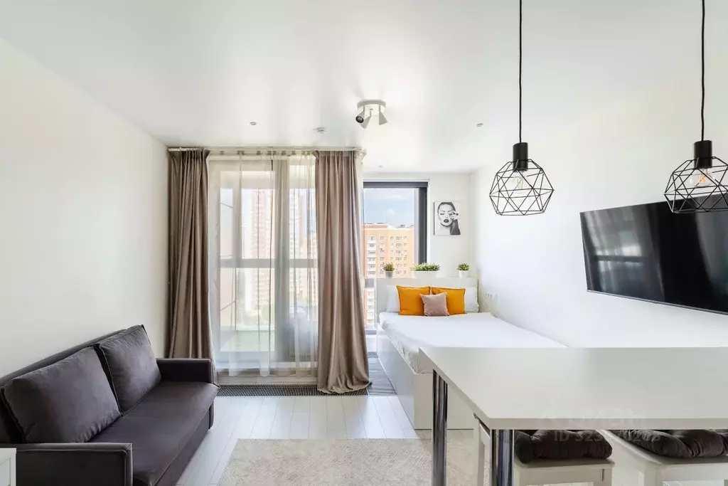 Студия Москва Ходынский бул., 20А (35.0 м) - Фото 1