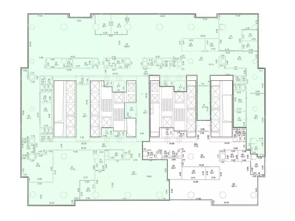 Офис в Москва наб. Пресненская, 6с2 (2301 м) - Фото 1