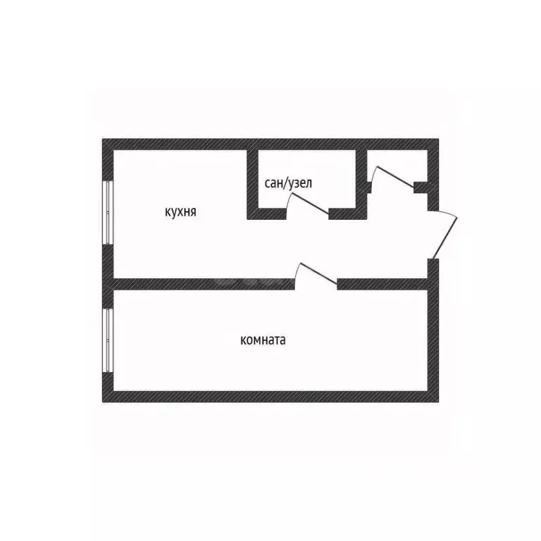 1-к кв. Алтайский край, Бийск ул. Ильи Мухачева, 234 (38.0 м) - Фото 2