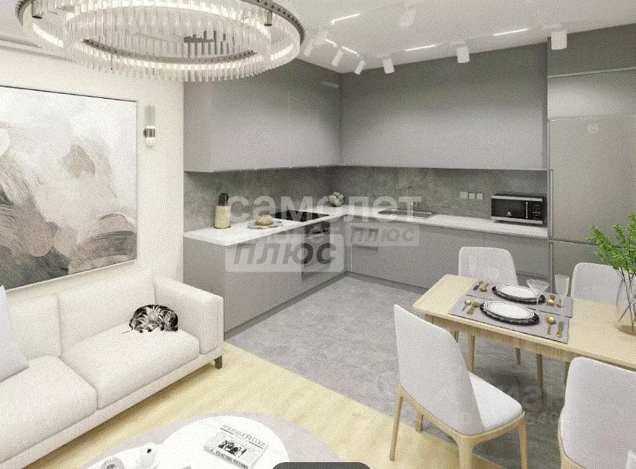 1-к кв. Калужская область, Калуга Высокая ул., 2А (44.0 м) - Фото 2