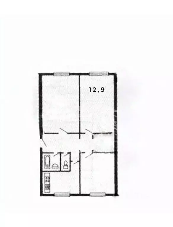 Комната Московская область, Люберцы ул. С.П. Попова, 21 (12.9 м) - Фото 2