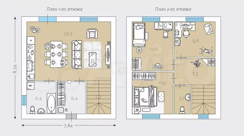 Дом 105 м на участке 7,1 сот. - Фото 0