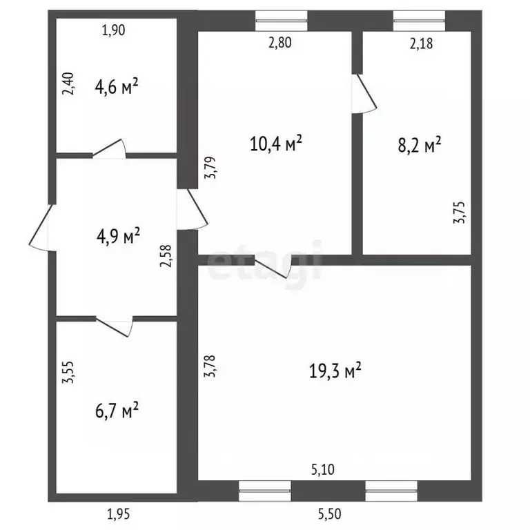 Дом в Челябинская область, Чебаркуль ул. Энгельса, 4 (431 м) - Фото 1