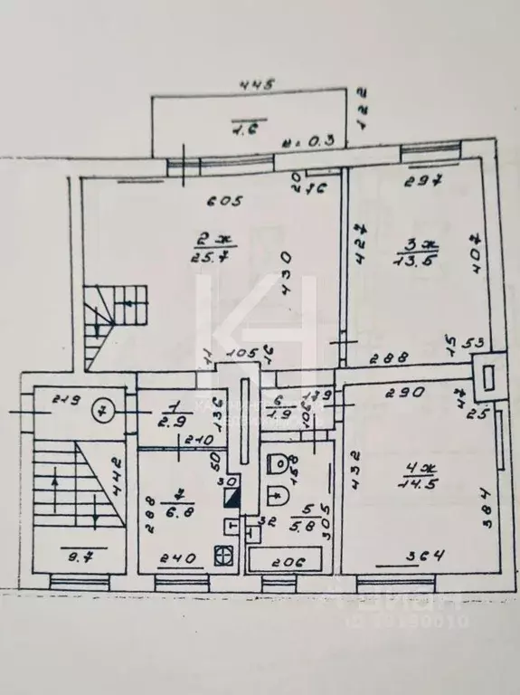 4-к кв. Калининградская область, Калининград ул. Лейтенанта Яналова, ... - Фото 2