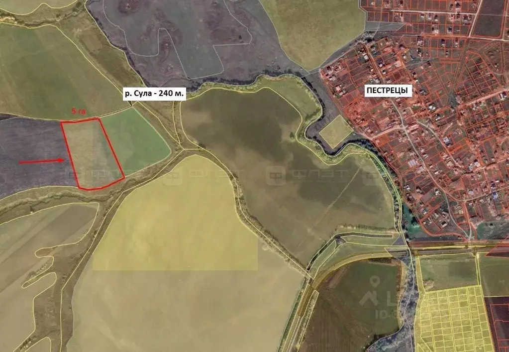 Участок в Татарстан, Пестречинский район, с. Кулаево Молодежная ул. ... - Фото 1