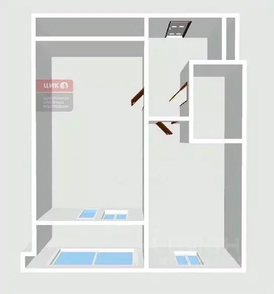 1-к кв. Рязанская область, Рязань ул. Земнухова, 3 (42.0 м) - Фото 2