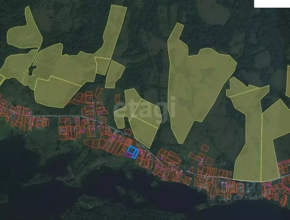 Участок в Вологодская область, Кирилловский муниципальный округ, д. ... - Фото 1