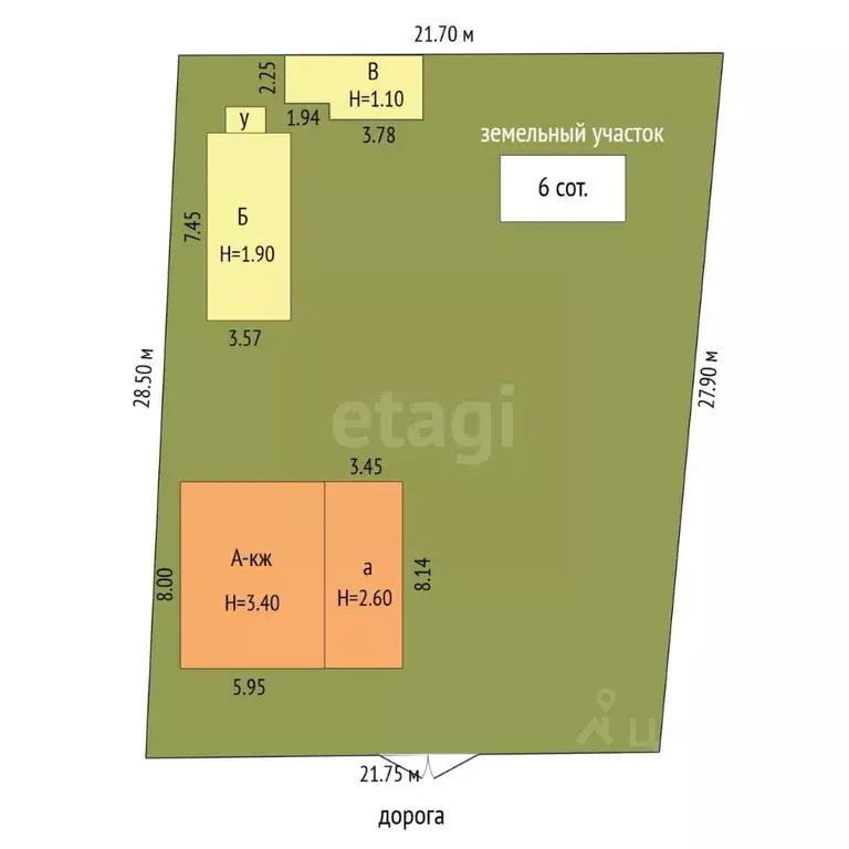 Дом в Крым, Саки ул. Гоголя (53 м) - Фото 2