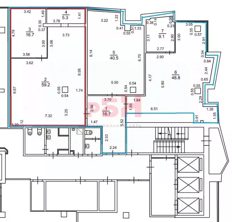 Офис в Свердловская область, Екатеринбург ул. Красноармейская, 10 (196 ... - Фото 1