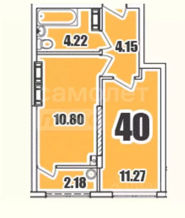 1-к кв. Крым, Симферопольский район, с. Мирное 3 (35.0 м) - Фото 2