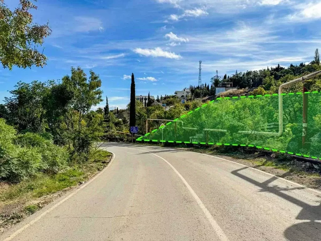 Участок в Крым, Алушта муниципальный округ, пос. Утес ул. Гагариной ... - Фото 1