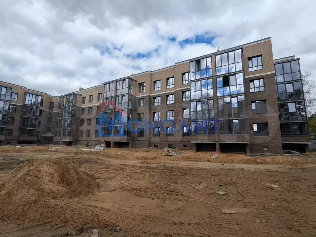 1-к. квартира, 43,3 м, 2/4 эт. - Фото 0