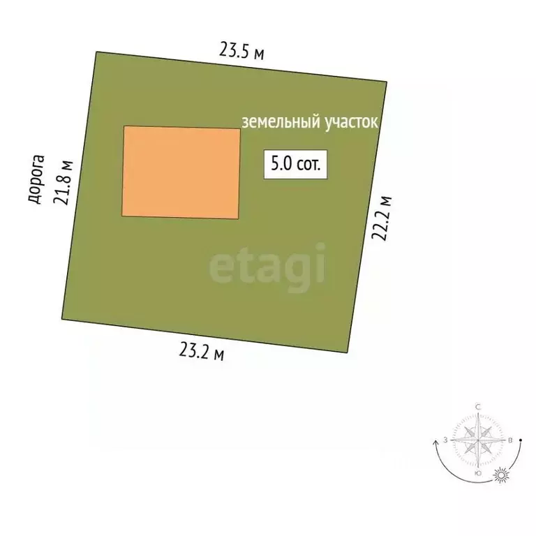 Участок в Мордовия, Саранск ул. Гагарина, 116 (5.0 сот.) - Фото 2