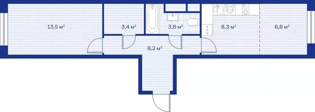 2-к кв. Московская область, Красногорск городской округ, д. Аристово  ... - Фото 1