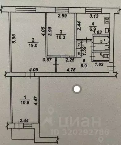 3-к кв. Воронежская область, Воронеж ул. Переверткина, 29 (57.7 м) - Фото 0