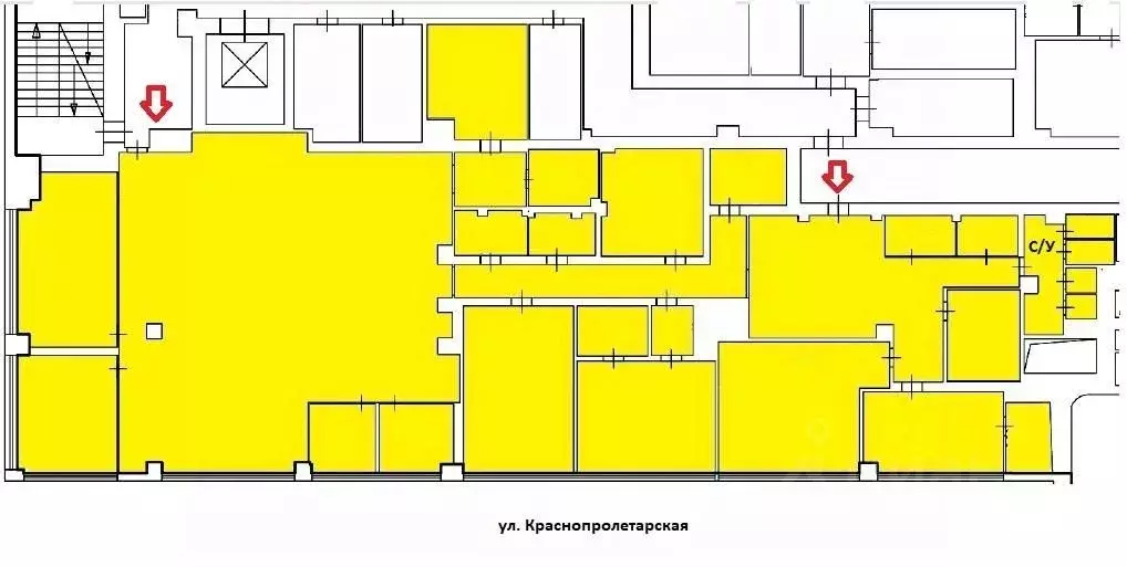 Офис в Москва Краснопролетарская ул., 16С1 (616 м) - Фото 1