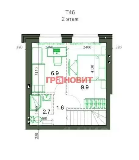 Таунхаус, 46 м - Фото 0