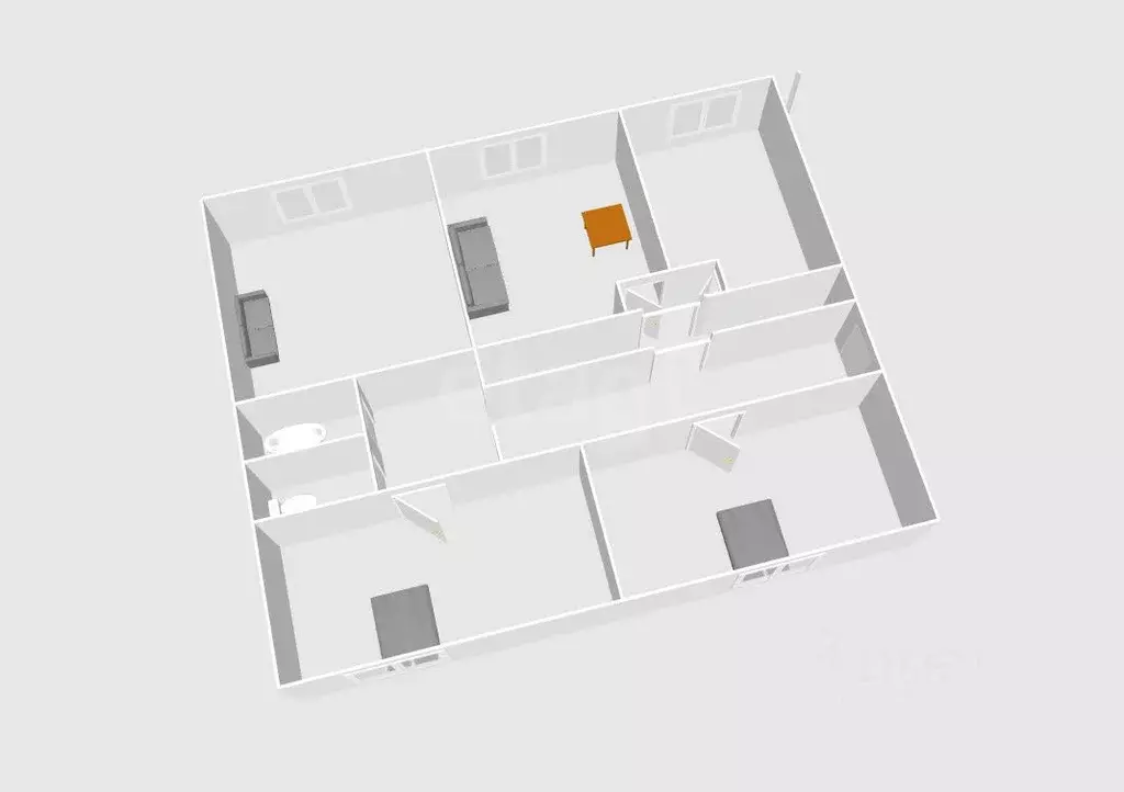 4-к кв. Сахалинская область, Анива ул. Калинина, 87а (80.0 м) - Фото 1