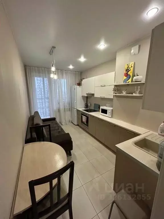 1-к кв. Татарстан, Казань ул. Аметьевская магистраль, 16к1 (42.0 м) - Фото 2