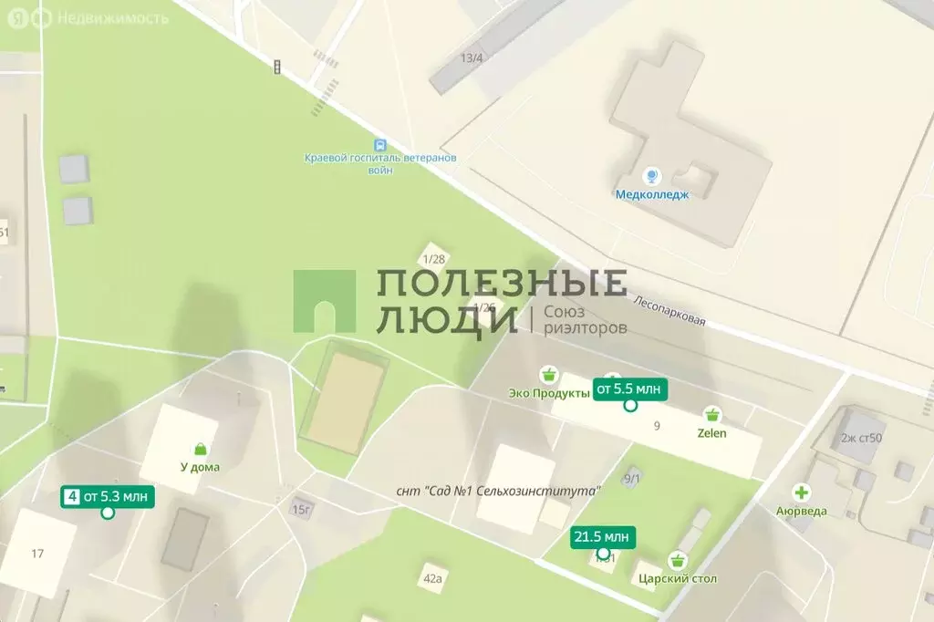 Участок в Красноярск, Октябрьский район (10.9 м) - Фото 0