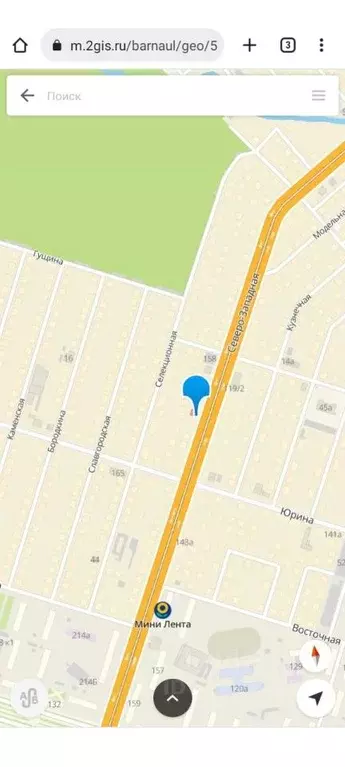 Участок в Алтайский край, Барнаул Северо-Западная ул., 170 (5.0 сот.) - Фото 1