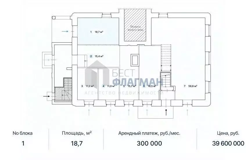 Помещение свободного назначения в Москва Бауманская ул., 33/2С3 (19 м) - Фото 2