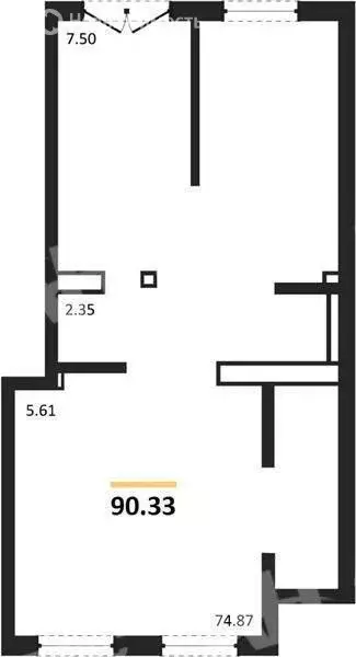 Помещение свободного назначения (90 м) - Фото 2