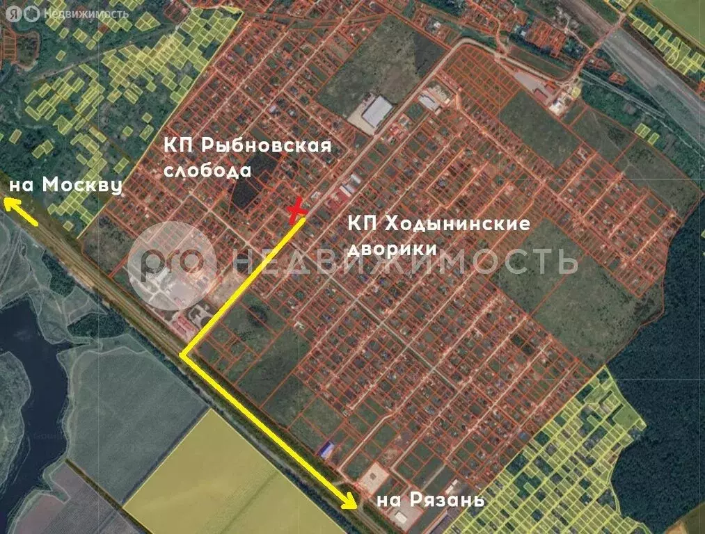 Участок в Рыбное, жилой квартал Рыбновская Слобода, 2-я Парковая ... - Фото 1