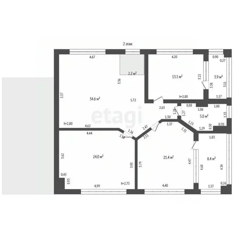 Дом в Московская область, Подольск городской округ, д. Слащево  (286 ... - Фото 2