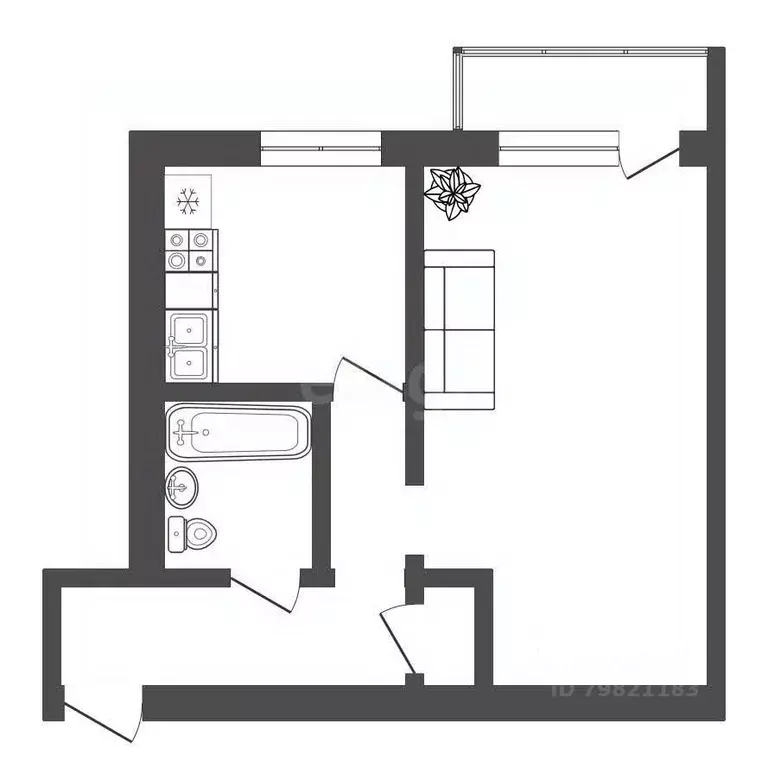 2-к кв. Московская область, Электросталь ул. Тевосяна, 21 (49.0 м) - Фото 1
