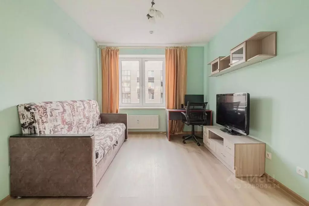 1-к кв. Санкт-Петербург пос. Песочный, Садовая ул., 90 (34.1 м) - Фото 1