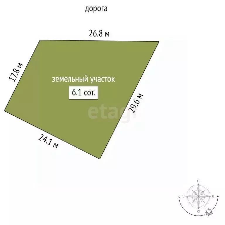 Участок в Крым, Симферопольский район, с. Мирное  (6.0 сот.) - Фото 1
