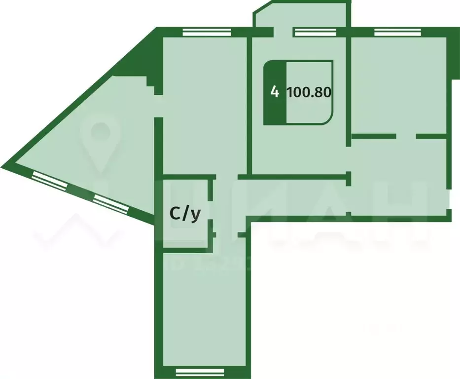 4-к кв. Тюменская область, Тюмень Широтная ул., 129 (102.0 м) - Фото 2