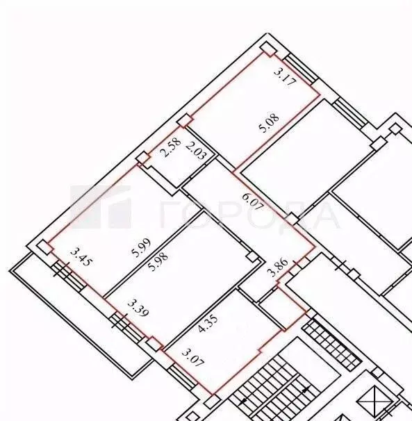 3-к кв. Новосибирская область, Новосибирск Стартовая ул., 1 (91.0 м) - Фото 1