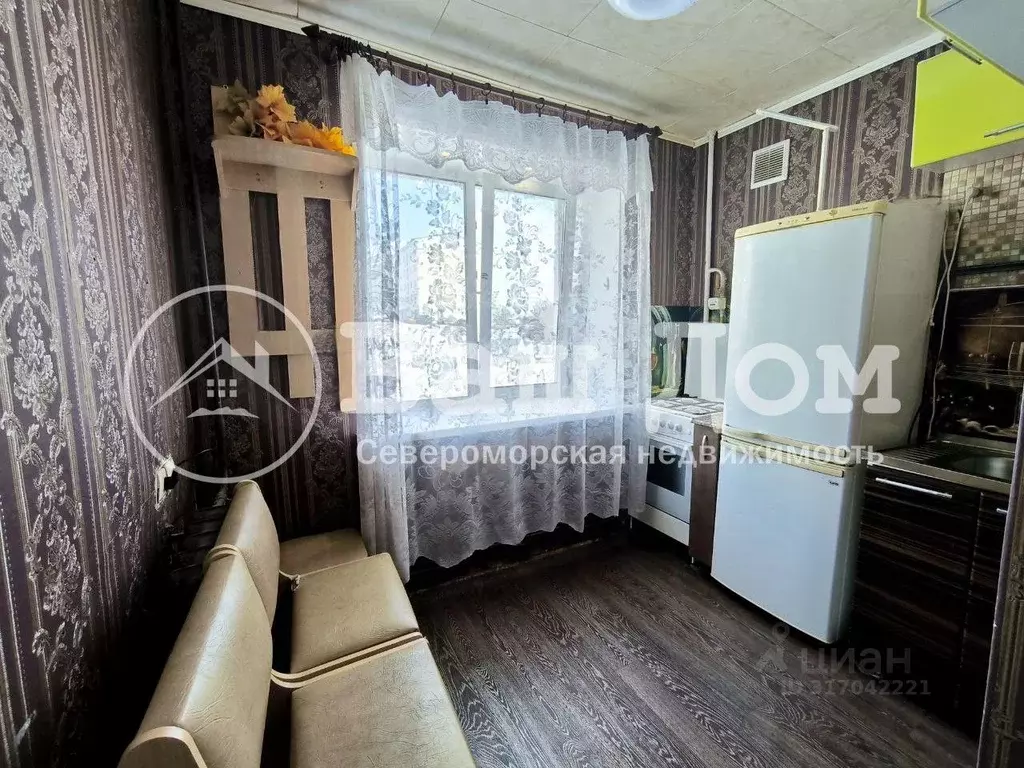 1-к кв. Мурманская область, Североморск ул. Колышкина, 9 (33.8 м) - Фото 1