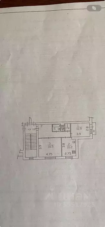 Квартира, 2 комнаты, 55 м - Фото 0