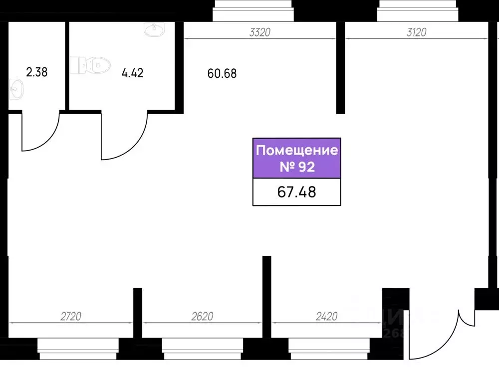 Помещение свободного назначения в Ленинградская область, Всеволожский ... - Фото 2