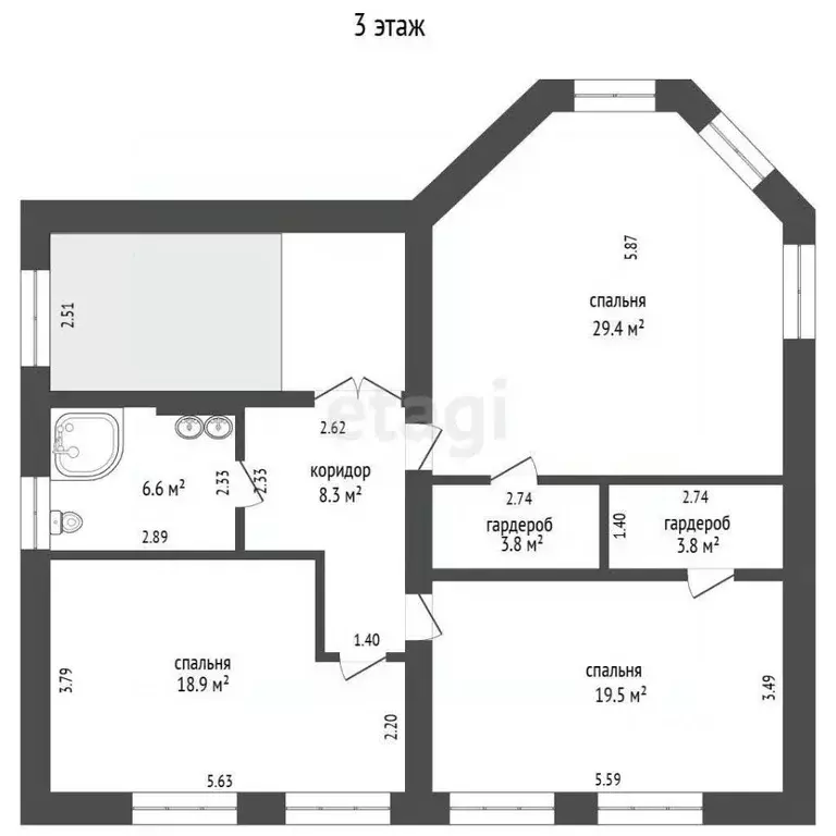 Дом в Марий Эл, Медведевский район, Сидоровское с/пос, д. Загуры пер. ... - Фото 1