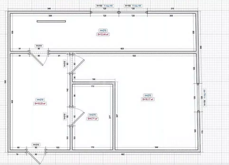 1-к кв. Ингушетия, Назрань ул. Черномырдина (50.0 м) - Фото 1