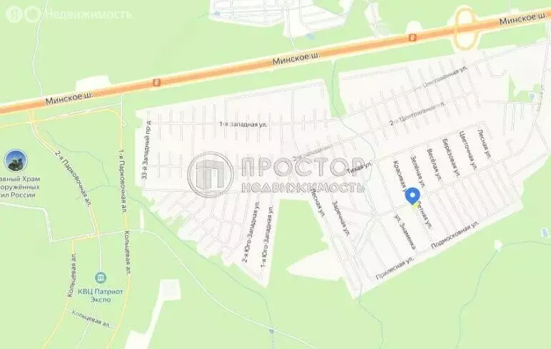 Участок в деревня Сивково, ТСН Бутынь, Солнечная улица (10 м) - Фото 2