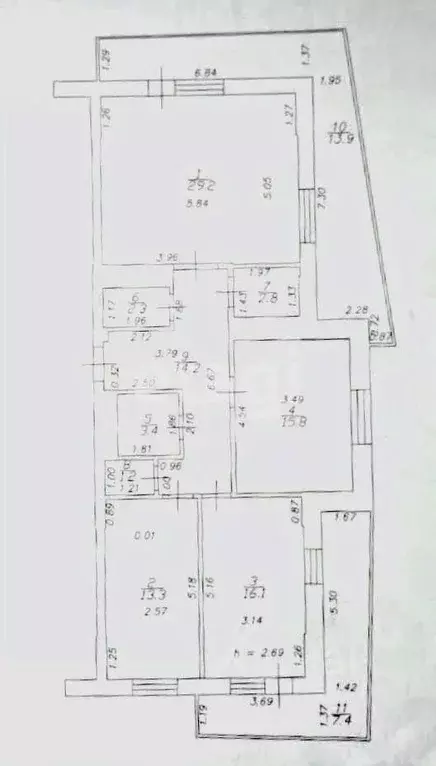 3-к кв. Татарстан, Казань ул. Рихарда Зорге, 66В (100.0 м) - Фото 1