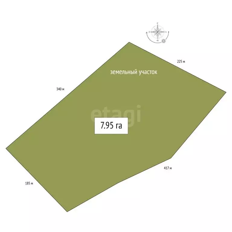 Участок в Кош-Агачский район, село Теленгит-Сортогой (795 м) - Фото 0