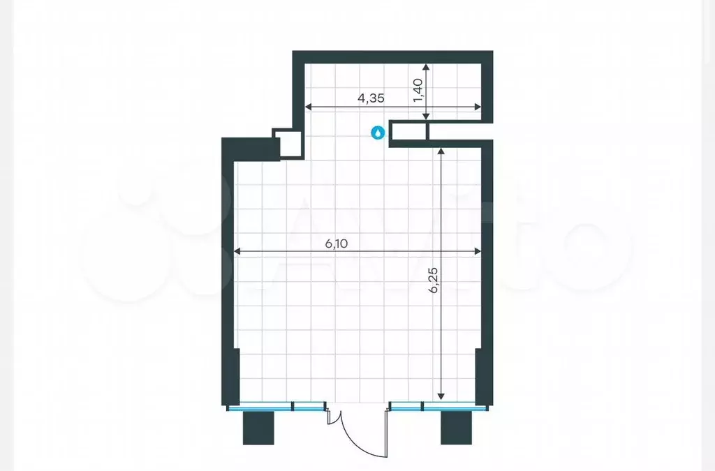 Ритейл, 47,5 м2 - Фото 1
