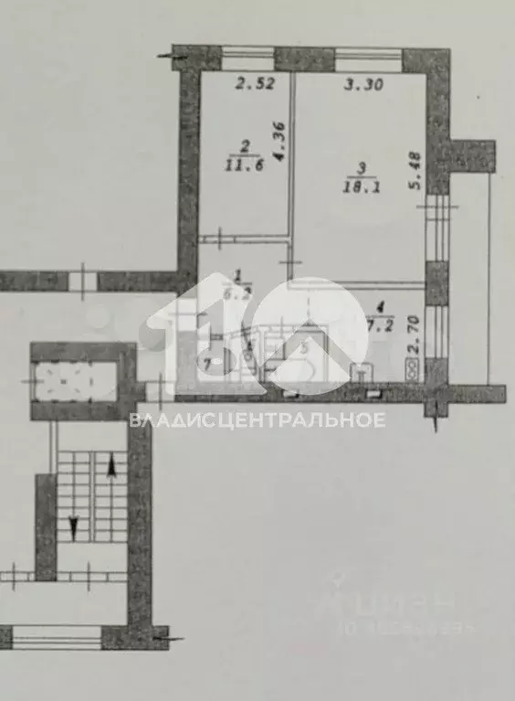 2-к. квартира, 47,6 м, 5/12 эт. - Фото 0