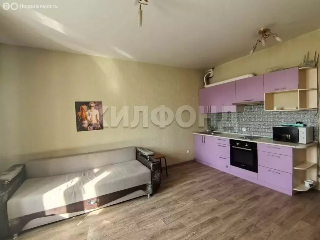 Квартира-студия: Новосибирск, Ленинский район, микрорайон Горский, ... - Фото 1