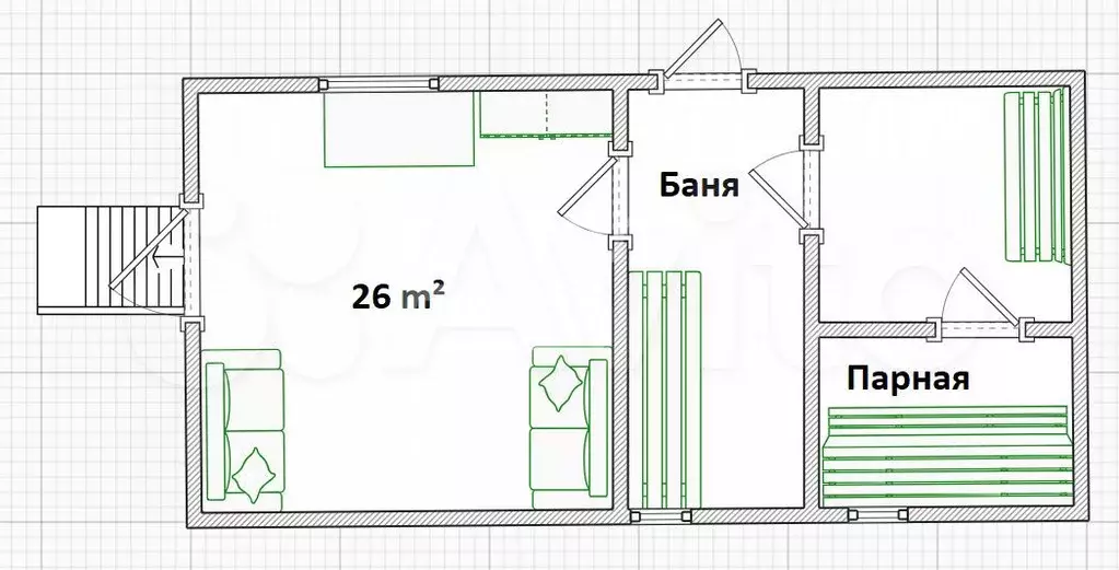 Дача 25,6 м на участке 6 сот. - Фото 0