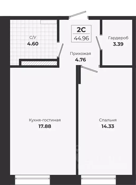 1-к кв. Новосибирская область, Новосибирск Лесоперевалка мкр, Ясный ... - Фото 0