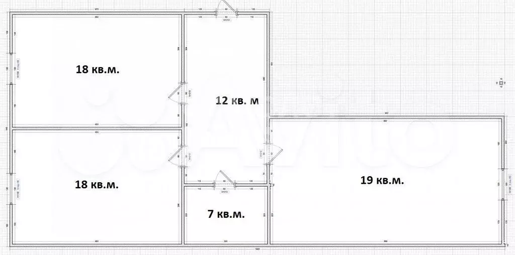 2-к. квартира, 80 м, 4/5 эт. - Фото 0